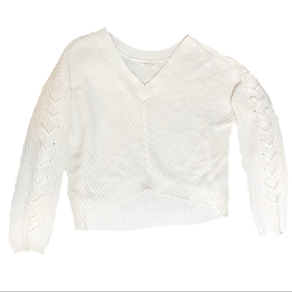 Off Shoulder Knit Sweater